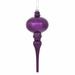 The Twillery Co.® 8" x 2.75" Shiny Finial Ornament Plastic in Indigo | 8 H x 2.75 W x 2.75 D in | Wayfair 8F3EA2D664634EEDA39EFBE1881592F3