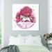 Harriet Bee Wolcott Magical Forest Canvas Art Metal in Pink | 40 H x 40 W x 1.5 D in | Wayfair 1C2CB60D8259462CBBD454FAE2D3C520