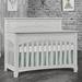 Rosalind Wheeler 5-in-1 Convertible Crib Metal in Gray/White | 32 H x 46 W in | Wayfair 527D2D1D077A4A51AD580B04625B4D09