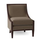 Accent Chair - Fairfield Chair Foley 27" Wide Parsons Chair, Wood in White/Brown | 37 H x 27 W x 31.5 D in | Wayfair 6023-01_3156 72_Espresso