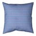 Latitude Run® Avicia Diamonds Square Pillow Cover & Insert Polyester in Orange/Blue | 14 H x 14 W x 1 D in | Wayfair
