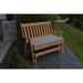 Red Barrel Studio® Speth Traditional English Gliding Outdoor Bench Plastic | 41 H x 62 W x 27 D in | Wayfair 237257E955904F1094AAE961B1663F3D