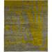 Brown/Green 120 W in Rug - Brayden Studio® One-of-a-Kind Newfolden Hand-Knotted Traditional Style Gray/Yellow 10' x 14' Wool Area Rug Wool | Wayfair