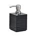 Orren Ellis Derk Soap Dispenser Resin in Black | 6.3 H x 3.23 W x 3.23 D in | Wayfair QU81-14