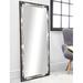 Heavner Rustic Distressed Full Length Mirror Metal in White/Brown Laurel Foundry Modern Farmhouse® | 65.5 H x 30.5 W x 0.75 D in | Wayfair