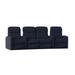 Latitude Run® Home Theater Row Seating (Row of 4) Microfiber/Microsuede in Blue | 44 H x 126 W x 43 D in | Wayfair 796FF01CA62C4B528565E762FD2CEF8C