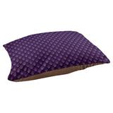 Tucker Murphy Pet™ Campion Reverse Ombre Geometric Cat Bed Designer Pillow Fleece, Polyester in Pink | 9.5 H x 19.5 W x 29.5 D in | Wayfair