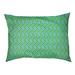 Tucker Murphy Pet™ Campion Stripe Diamonds Cat Bed Designer Pillow Fleece, Polyester in Green/Brown | 17 H x 42 W x 52 D in | Wayfair