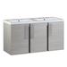 Orren Ellis Lunada 48" Double Bathroom Vanity Set Wood/Ceramic in Brown/Gray | 25.59 H x 48 W x 18.31 D in | Wayfair 500822-48D