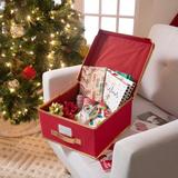 The Holiday Aisle® Holiday Storage Box in Red | 5.91 H x 11.81 W x 11.81 D in | Wayfair 52A724AE02A448C9AD96A367A4CBCDFC