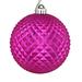 The Holiday Aisle® Durian Glitter Ball Ornament Plastic in Pink | 4 H x 4 W x 4 D in | Wayfair B4BD92B2004B40E798DA27F0D619C207