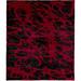 96 W in Rug - Isabelline One-of-a-Kind Talamantez Hand-Knotted Tibetan Red/Black 8' Square Wool Area Rug Wool | Wayfair