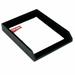 Ebern Designs Bramfield Front-Load Letter Tray in Leather in Black | 2 H x 10.62 W x 13.62 D in | Wayfair A7FB812A03AB4F2DB3EF18EDF34D7618