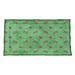 Latitude Run® Avicia Blue Sea Otters Pattern Pillow Sham - Microfiber Polyester in Green/Indigo | 23 H x 39 W in | Wayfair