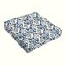 Winston Porter Indoor/Outdoor Seat Cushion Polyester in Gray/Blue/Brown | 3 H x 19 W x 19 D in | Wayfair 0EA86D70F5F64F9ABD203C5208CB6BAA