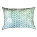 Latitude Run® Avicia Pillow Cover Leather/Suede in Green/Blue | 14 H x 20 W in | Wayfair 26890E0B0AF14F03B45B4C269EF03738