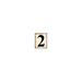 Gracie Oaks Ovidijus Niki Wooden Number Block Wood in White | 9 H x 7 W x 1.5 D in | Wayfair 1AC2228FBCFA4EE08821D459A7B1FEE4