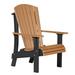 Ebern Designs Zussen Royal Adirondack Chair Plastic/Resin in Black | 44.5 H x 31 W x 31.5 D in | Wayfair 9C687379C09A486B8881ACC3D3AC95F5