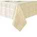 Gracie Oaks Ramiro Plaid Jacquard Square/Rectangle Tablecloth Polyester in Brown | 52 D in | Wayfair 5D0AA5B5194747EEBCE7739226F47F17