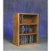 Rebrilliant 78 CD Multimedia Tabletop Storage Rack Wood/Solid Wood in Brown | 18.75 H x 14.25 W x 6.75 D in | Wayfair