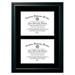 Charlton Home® Nicki Double Degree Certificate Picture Frame Wood in Gray | 11 H x 8.5 W x 1 D in | Wayfair 924E6414A2F94877822E374099C558F7