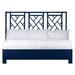 Bloomsbury Market Olga Low Profile Standard Bed Metal in Blue | 60 H x 80 W x 85 D in | Wayfair CE28EB980D7747C5B25B7DD3FDE04A45