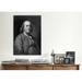 Winston Porter Political Benjamin Franklin Portrait Photographic Print on Canvas in Black/White | 90 H x 60 W x 1.5 D in | Wayfair