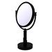 Winston Porter Marnell Table Modern & Contemporary Magnifying Makeup/Shaving Mirror Metal in Black | 23.5 H x 8 W x 1 D in | Wayfair