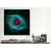 Ebern Designs Lenworth Dying Helix Nebula (Spitzer Space Telescope) Graphic Art on Canvas in Black/Green/Red | 26 H x 26 W x 1.5 D in | Wayfair