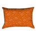 Latitude Run® Avicia Lumbar Pillow Leather/Suede in Orange | 14 H x 20 W x 3 D in | Wayfair 363E923086064BAA995134065A97FE62