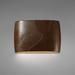 Latitude Run® Anny 1-Light LED Wall Sconce Ceramic/Metal in Gray | 9.75 H x 16 W x 4 D in | Wayfair A631FC7A96CE4658B18491E10683FBA8