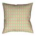 Latitude Run® Avicia Throw Pillow Polyester/Polyfill blend in Pink/Green | 14 H x 14 W x 3 D in | Wayfair 05DCB69DF8444EAD861FC4987B7B76CF