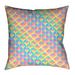 Latitude Run® Avicia Pillow Cover Polyester in Orange/Blue | 14 H x 14 W in | Wayfair A3280030477443D3B522FF8C30423700