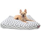 Majestic Pet Products Zig Zag Pillow Polyester in Gray/White | 4 H x 29 W x 36 D in | Wayfair 78899550027