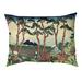 Tucker Murphy Pet™ Carrico Katsushika Hokusai Hodogaya on the Tokaido Outdoor Cat Designer Pillow Fleece, in Green | 17 H x 52 W x 42 D in | Wayfair