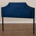 Rosdorf Park Mustafa Velvet Panel Headboard Upholstered/Velvet in Blue | 56.3 H x 78.3 W x 2.4 D in | Wayfair FA299C2A56814BF4B40DD3C253E0FC75