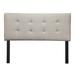 Red Barrel Studio® Goulet King Panel Headboard Upholstered/Metal in Brown | 26 H x 78 W x 3 D in | Wayfair ALI8ECarsonDesert