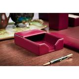 Symple Stuff Gribble Leather Memo Pad Holder Leather in Red | 1.75 H x 4.75 W x 7 D in | Wayfair 8015A829E151435B99869092E6483F5E