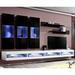 Orren Ellis FLYE2 Floating Entertainment Center for TVs up to 70" Wood in White/Black | Wayfair BDC9378E1A82458D9BDA36E30FF5E0B3