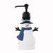 The Holiday Aisle® Enos Lotion & Soap Dispenser Resin in Black/White | 7.9 H x 2.88 W x 2.88 D in | Wayfair C0155B9AB4974A998797FE5E089C0031