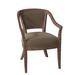 Armchair - Fairfield Chair Lockport 23.5" Wide Armchair Polyester/Other Performance Fabrics in Gray/Brown | 32 H x 23.5 W x 25 D in | Wayfair