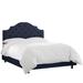 Charlton Home® Hafer Standard Bed Upholstered/Metal/Linen | 54 H x 74 W x 87 D in | Wayfair 90C18DC69B2F4B64B2BDEB40613646B6