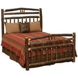 Millwood Pines Dufault Wagon Wheel Standard Bed Wood in Brown | 60 H x 76 W x 95 D in | Wayfair 9FB029EB61EB4FB1A9143D79DB51C74D