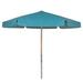 Arlmont & Co. Stephanie 7.5' Beach Umbrella Wood in Green/Blue/Navy | 87 H in | Wayfair D3B083BC542B438B9E7789E0708B6850