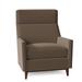 Armchair - Fairfield Chair Felix 34" Wide Armchair Fabric in White/Brown | 41 H x 34 W x 33 D in | Wayfair 5300-01_3155 72_Walnut