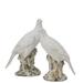 Red Barrel Studio® Custer Dove 2 Piece Statue Set Ceramic in White | 13 H x 8.5 W x 4.5 D in | Wayfair 35-301