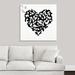 Ebern Designs 'Hearts in Flight IV' Graphic Art on Canvas in White | 36 H x 36 W x 1.25 D in | Wayfair EA8B280FE6C949148F2FF255E7FF6A64