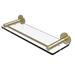 Latitude Run® Bineta Bracket Shelf Glass/Metal in Yellow | 2 H x 16 W x 5.5 D in | Wayfair FR-1/16G-SBR