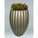 Rosdorf Park Havensville Plastic Pot Planter Metal in Gray/Black | 32 H x 24 W x 24 D in | Wayfair 1COM-2432-PD-2