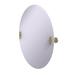 Darby Home Co Godinez 21"x29" Oval Tilt Accent Mirror Metal in Yellow | 29 H x 21 W x 2.5 D in | Wayfair 9C208414958E4E5DAC963C0306BC3C77